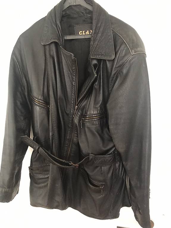 Echte Vintage Nappaleder Jacke Grösse 42