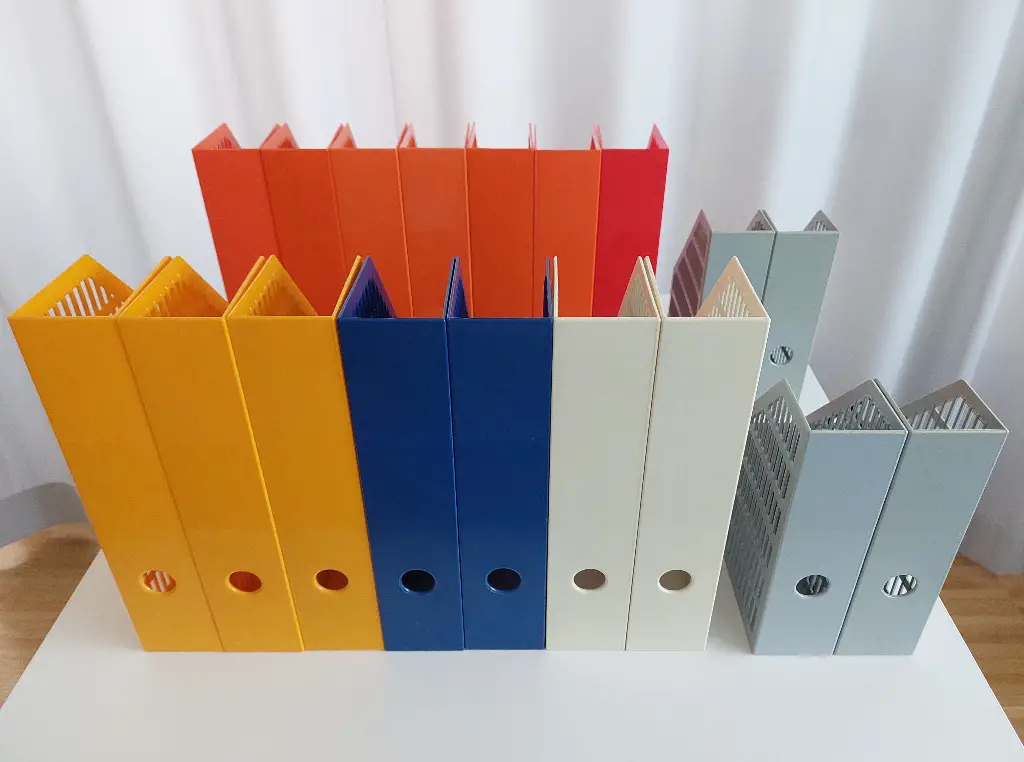 18 Stk. Stehsammler/Zeitschriftenboxen HUSQVARNA Top-Zustand