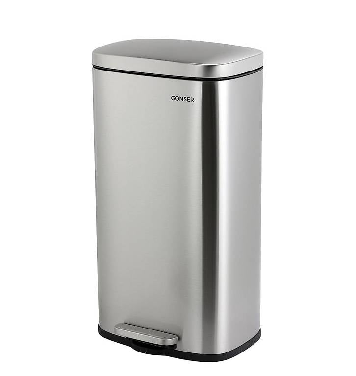 Abfalleimer Edelstahl 30L