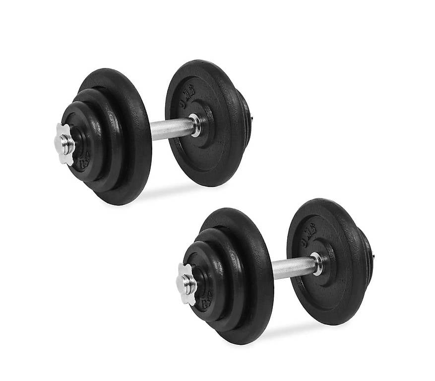 Hantelset 18-tlg. 40 kg Gusseisen