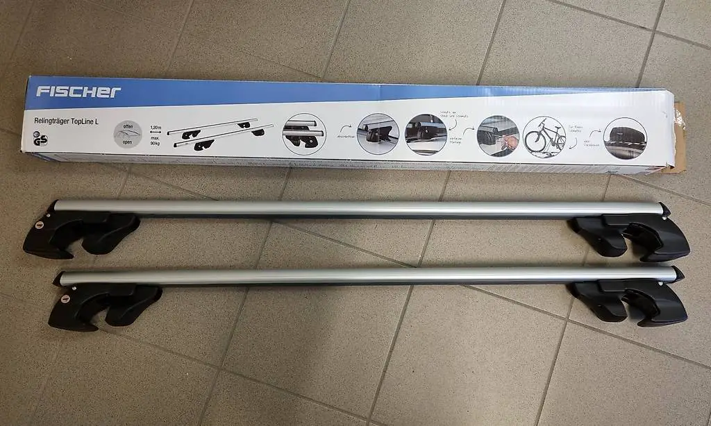 Barre portatutto 120cm (come nuove) / Alu Relingträger