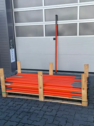 Schneestangen aus Kunststoff, Kommunaldienst