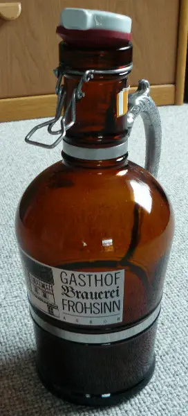 Bierflasche (Karaffe) Gasthof Brauerei Frohsinn Arbon