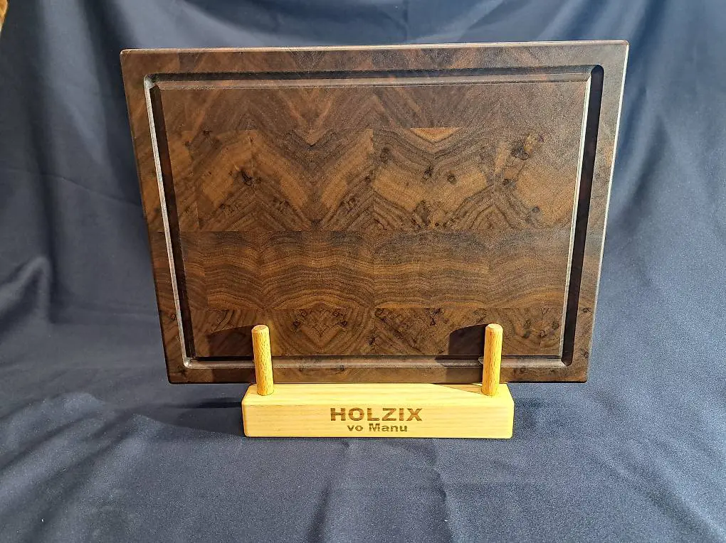 Schneidebrett Stirnholz Nussbaumholz