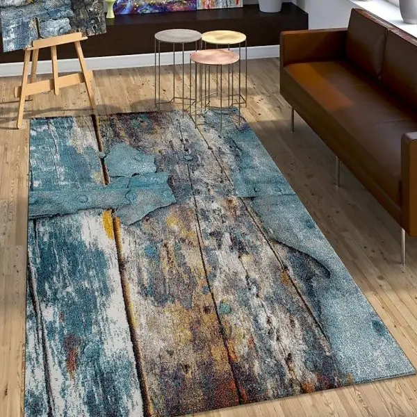  Teppich Holzoptik NEU