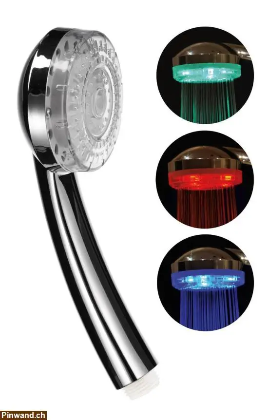 Duschkopf mit Farbwechsel - Cool, Duschen macht so Spass