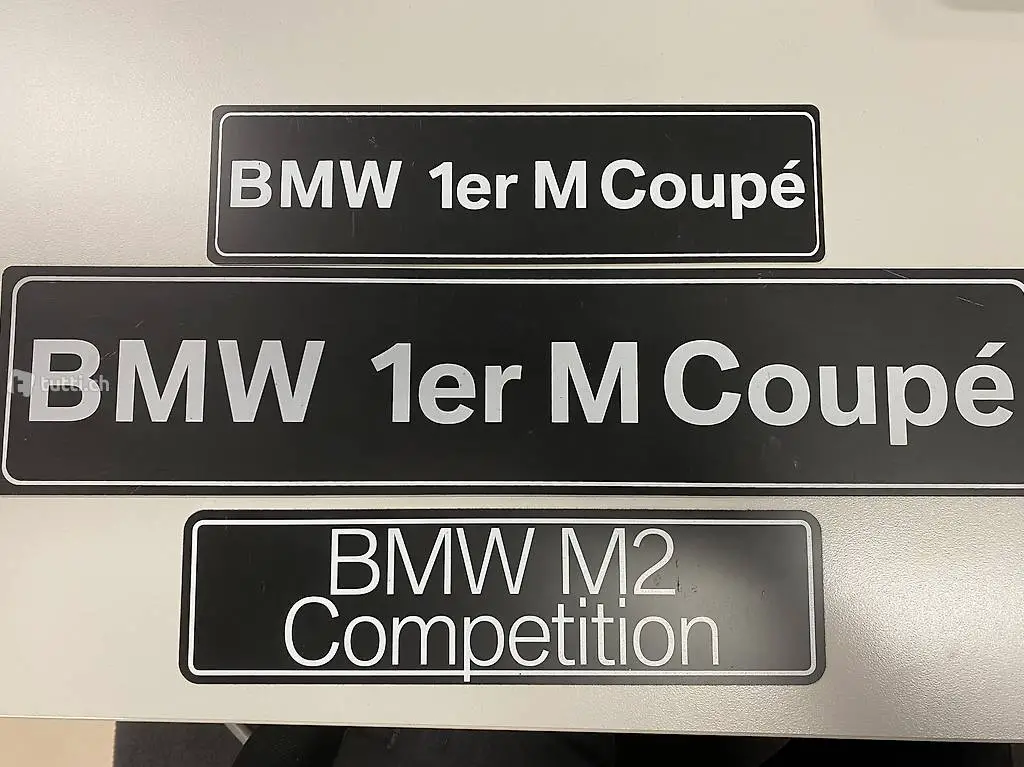  Verschiedene BMW Kennzeichenmodelle