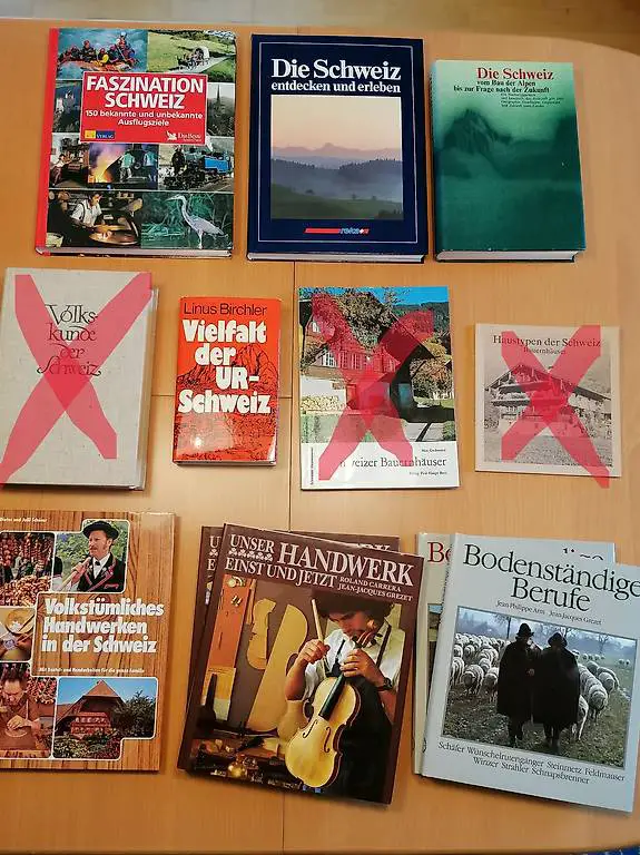Volkskunde, Magie Schweiz - Diverse Bücher, alle gebraucht