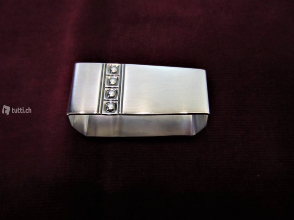  Serviettenring 6 er Set Rhodos versilbert Auerhahn