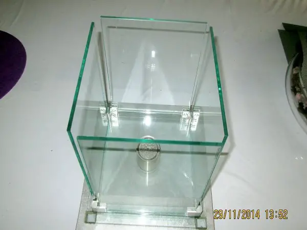 Feuerschale aus Glas