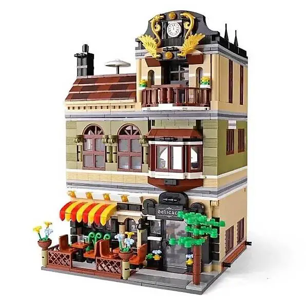 Street Building Blocks Series Lego Chinesisches Restaurant