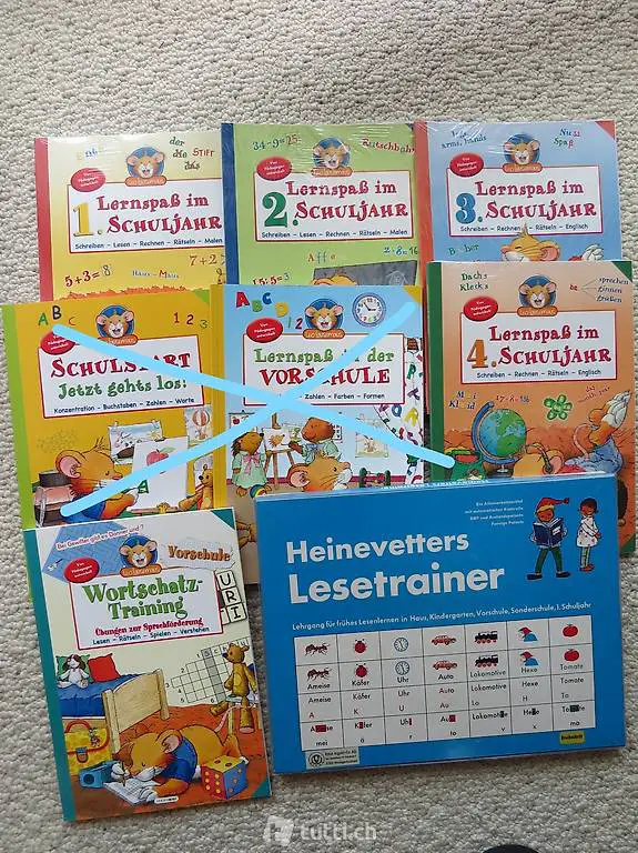 Lernbücher 1-4 Kl.,Vorschule,Schulstart und Lesetraining