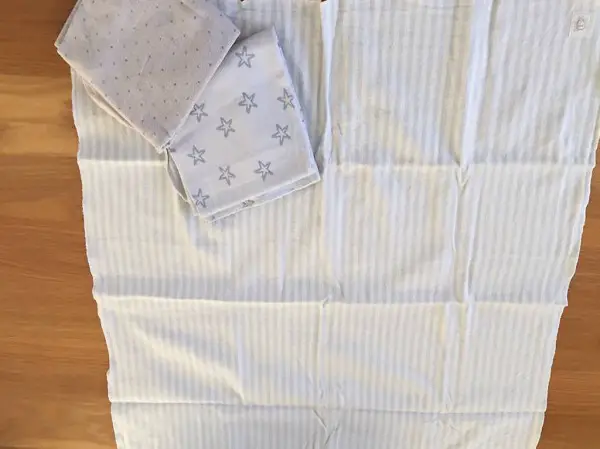 3 Baumwolltücher 73 x 75cm, neuwertig