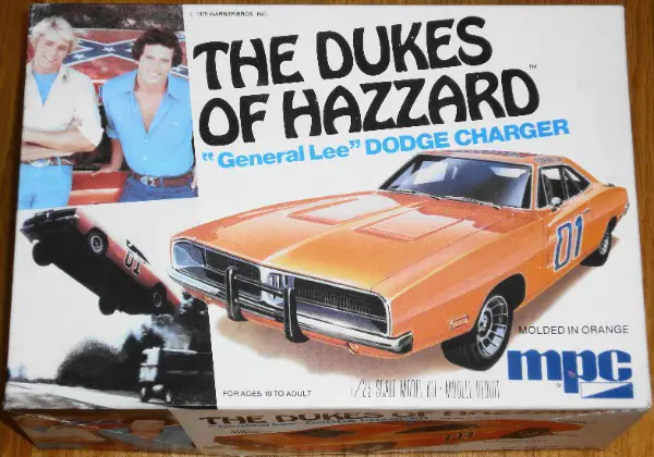 MPC The Dukes of Hazzard General Lee "69 Dodge Charger 1:25