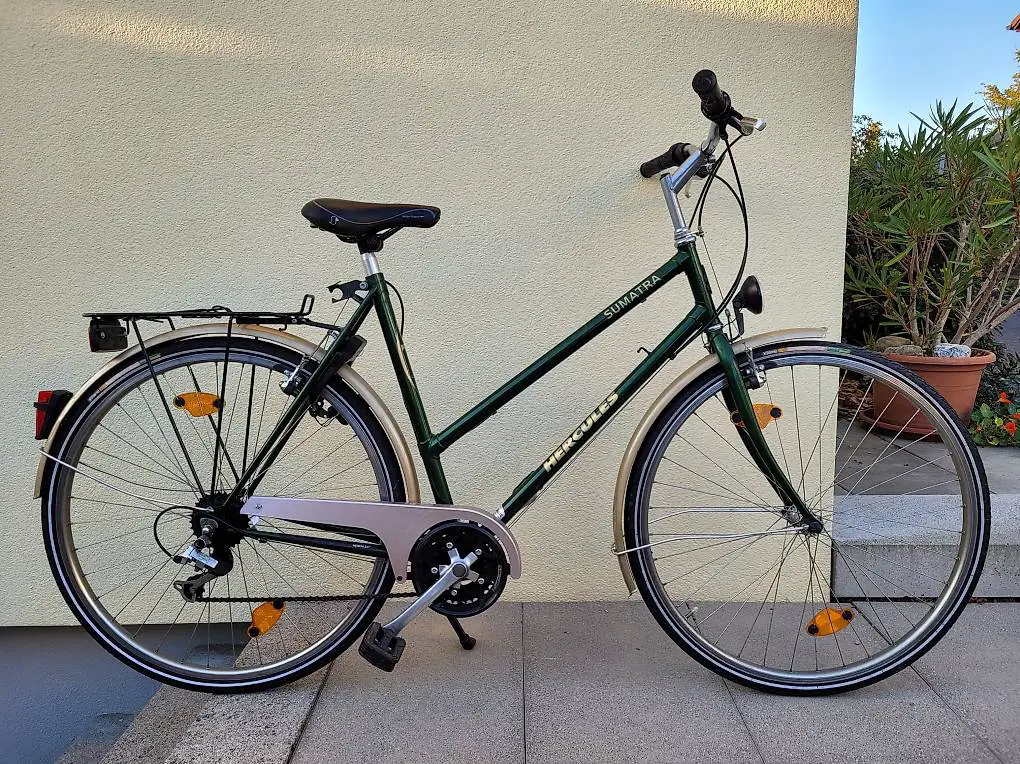 Velo Fahrrad 28 Zoll Damen Citybike Hercules Sumatra grün