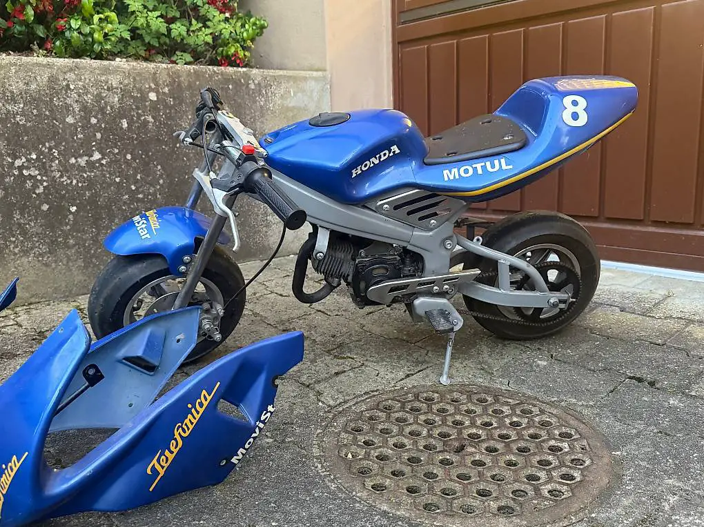 Pocketbike (Motor dreht)