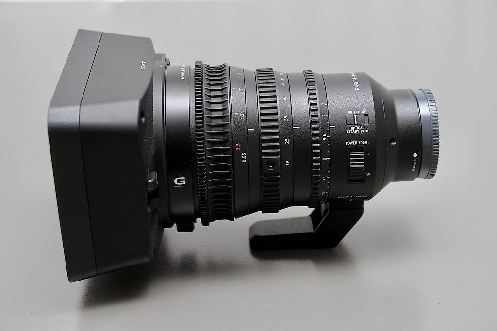 Objektiv Sony E 18-110 mm F/4.0 PZ G OSS mit ND-Filter