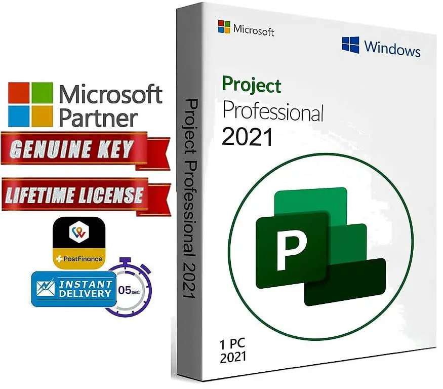 Microsoft Project 2021 Professional | Retail ESD DEUTSCH