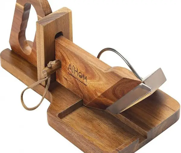  Wurst Schneider Guillotine Wurstschneider aus Holz