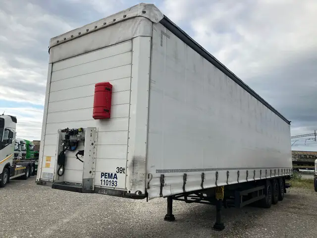 SCHMITZ, SCB S3T mit Hebebühne, Schiebeplane