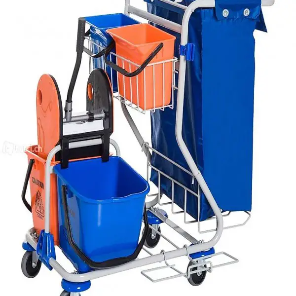  Putzwagen Reinigungswagen 4 Fahreimer