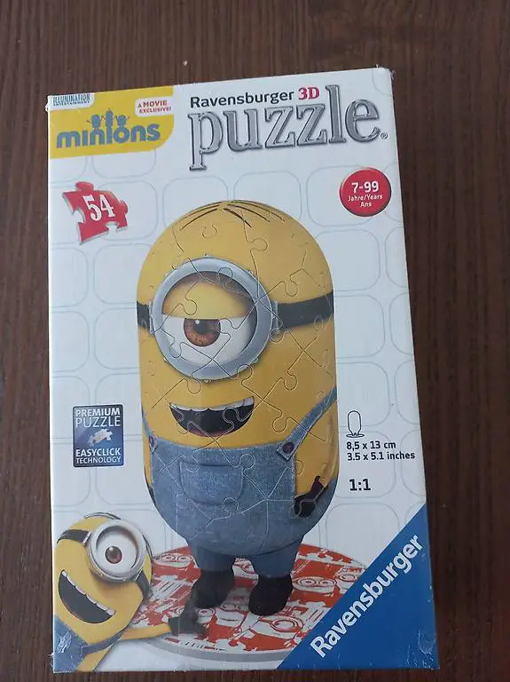 Minions 3d puzzle