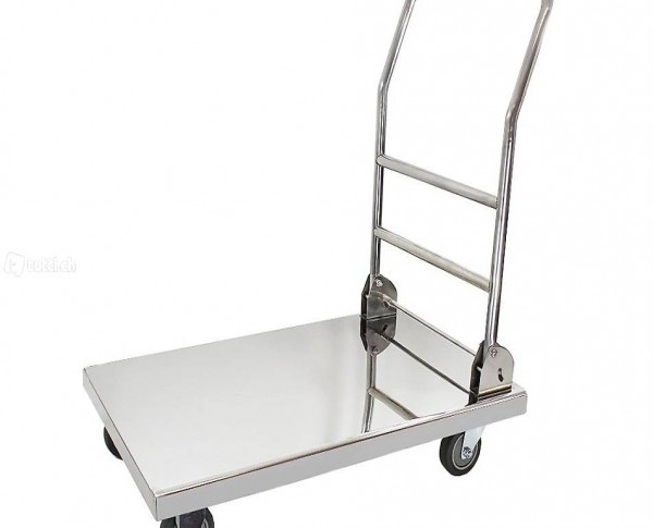  Gastro Edelstahl Plattformwagen klappbar