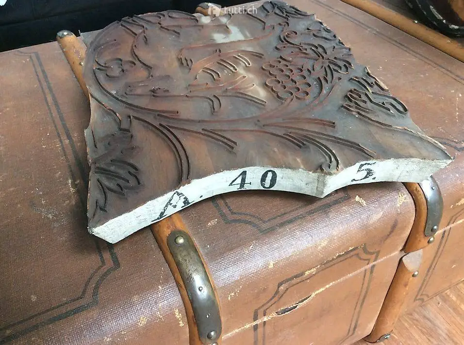 Druckplatte aus Wesserling (Elsass) 18./19. Jh