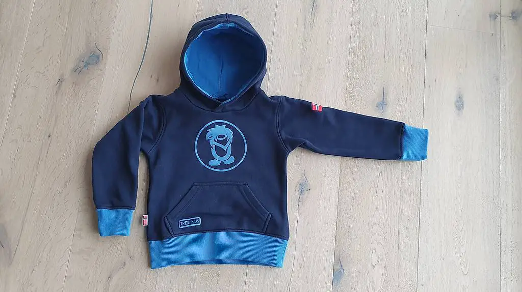 Hoodie/ Kapuzenpullover TROLL KIDS, blau - Gr. 104