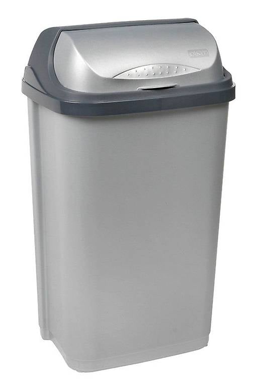 Abfalleimer Rasmus Silber 50 l NEU