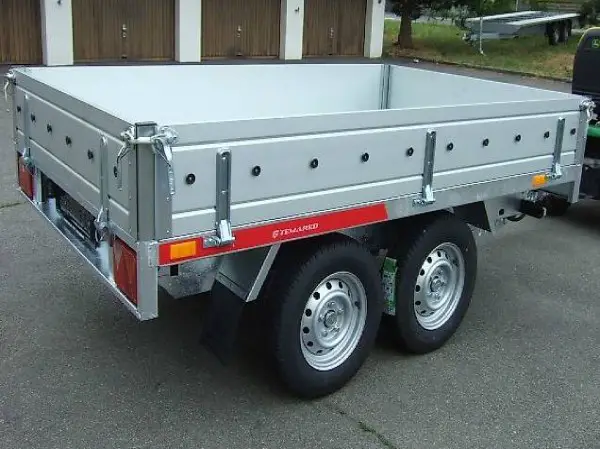  Neuer Rückwärtskipper Tema 2"000KG Handpumpe