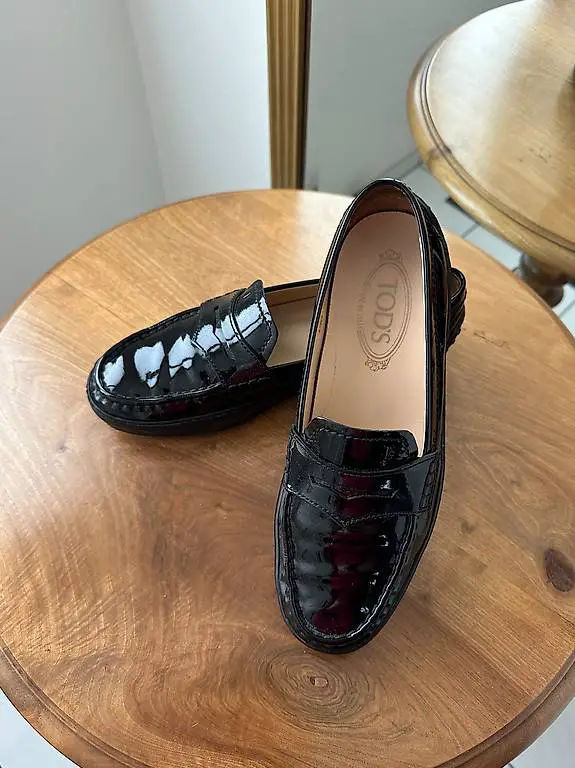 TOD"S Damen-Loafer Lackleder Gr. 38,5