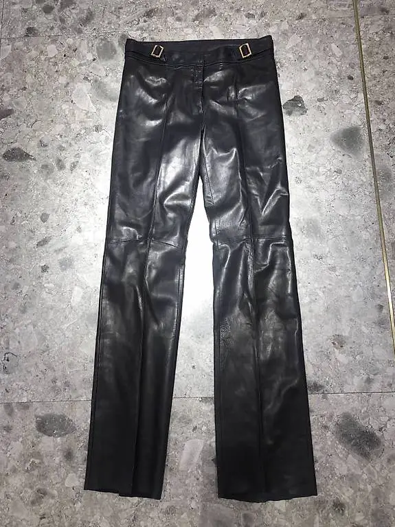 Leder Hose von Roberto Cavalli Gr. M