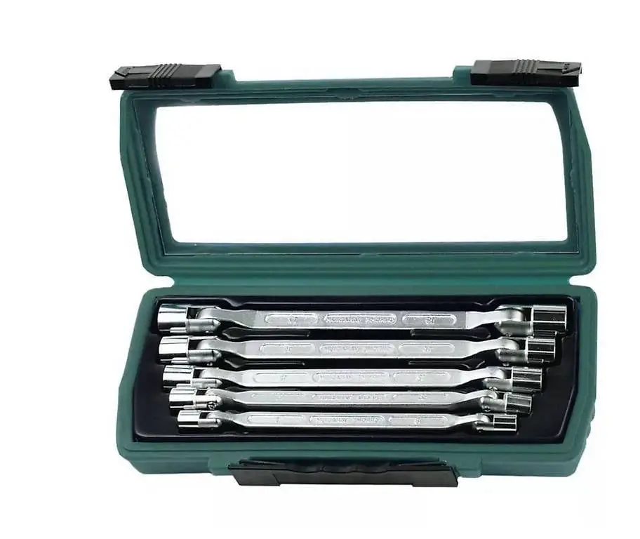 fünfteiliger Doppelgelenk-Steckschlüsselsatz 19821