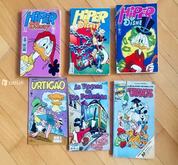 Kinder- Comics Hiper Disney auf Portugiesisch