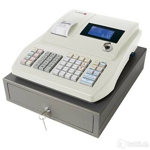 Kasse Registrierkasse CM 941 Handel und Restaurant hellgrau