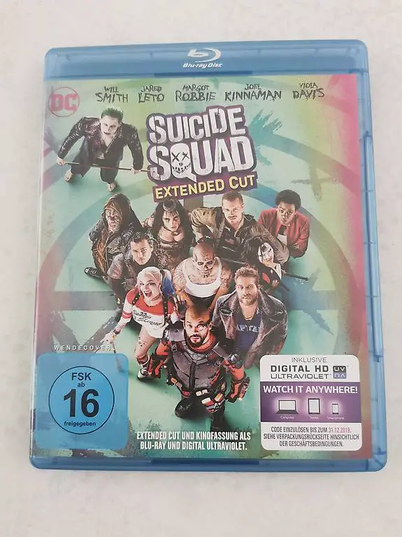 Suicide Squad Extended Cut Blu-ray