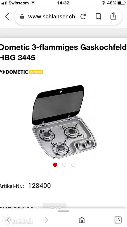 Glasplatte Dometic neu von Gaskocher einzeln