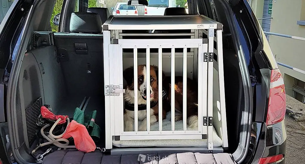  Hundebox mit Notausstieg für SUV"s und Kombis