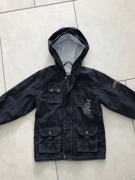 Jacke Gr. 98 - 104 Dunkelblau - wie neu