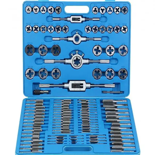  Gewindeschneider Satz 110 tlg. Bohrer Werkzeug Set M2-M18