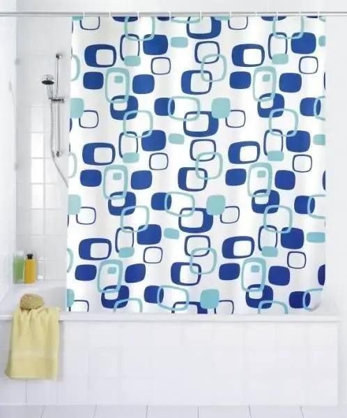 Polyester Duschvorhang-GEOMETRIX-180X200CM