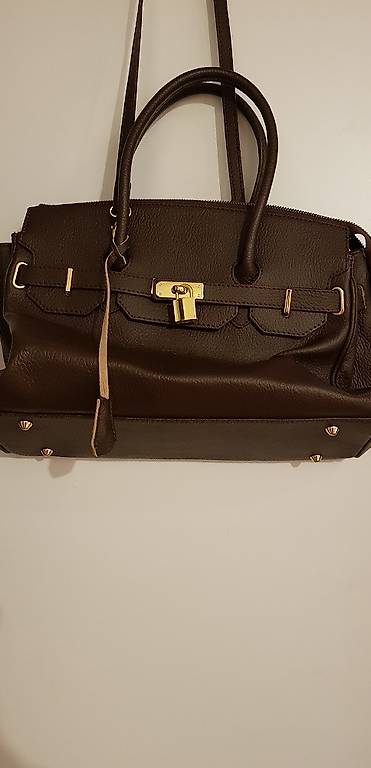 Neuw.Leder-Handtasche - braun