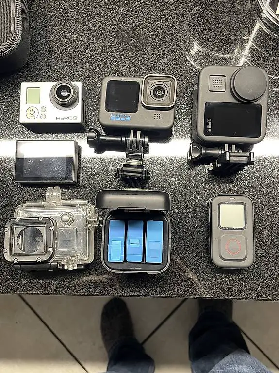 GoPro Set für die kommende Motorradsaison