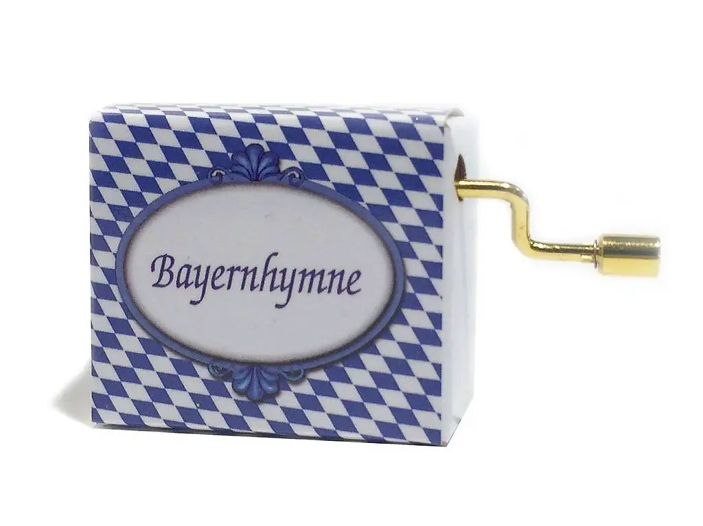 Mini-Drehorgel "Bayernhymne"