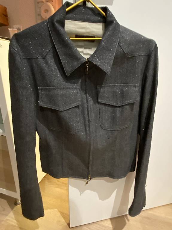 Jacke Blazer Wolle Baumwolle Grösse 38