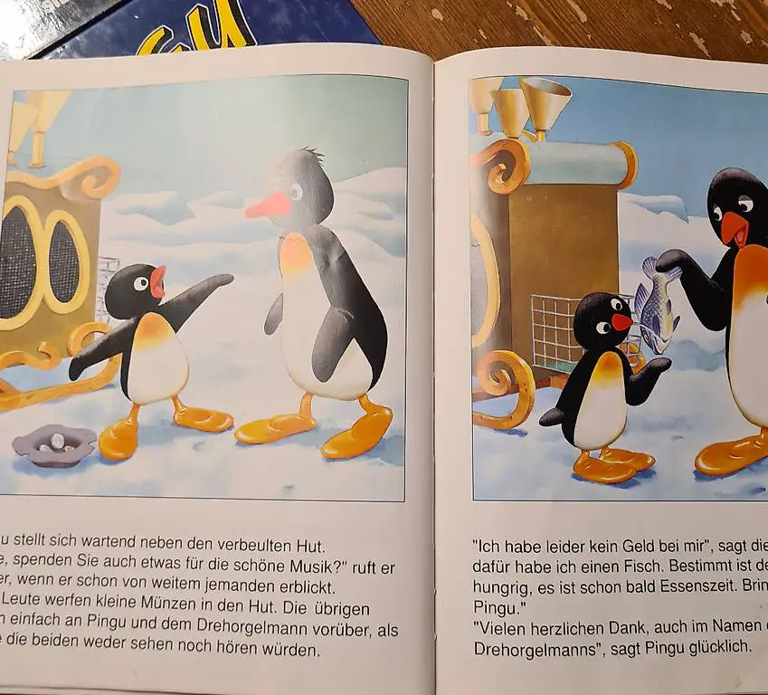 Pingu Büchersammlung
