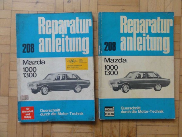 Reparaturanleitung 208 Mazda 1000/1300