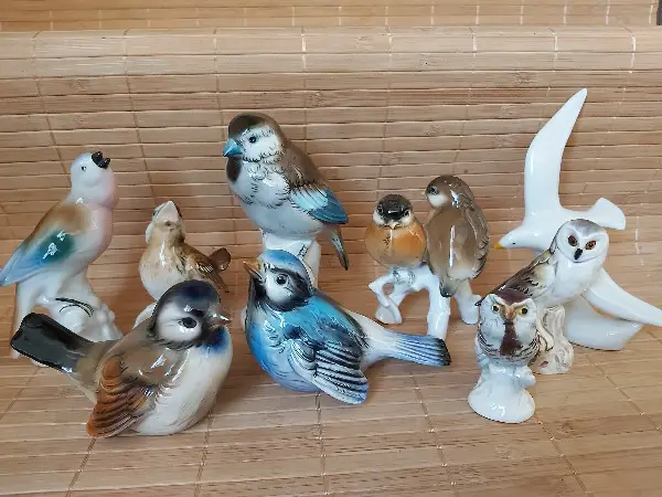 Vögel Porzellan, darunter u.a. Goebel, Karl Ens