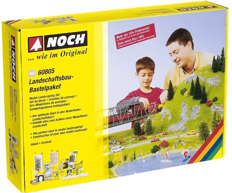 NOCH Spur H0 Landschaftsbau-Sets Art.60805/60802/61605